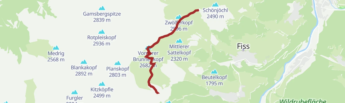 Route map: Gratwanderung